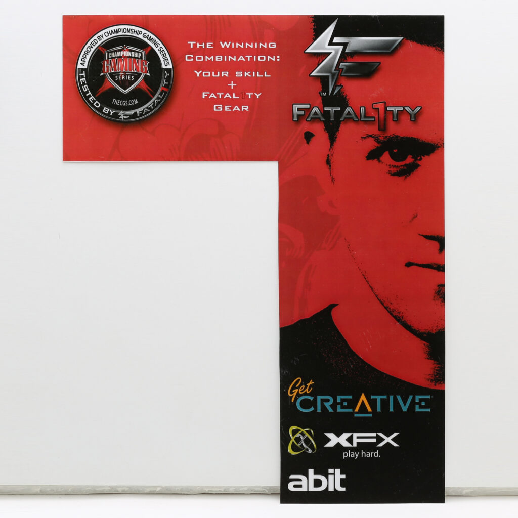 Fatal1ty CGS E4ALL Shootout Monitor Topper Promotional - image 1