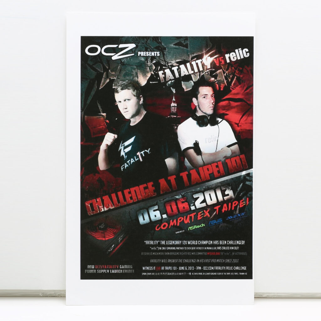 Fatal1ty Challenge At Taipei 101 Test Print Promotional - image 1
