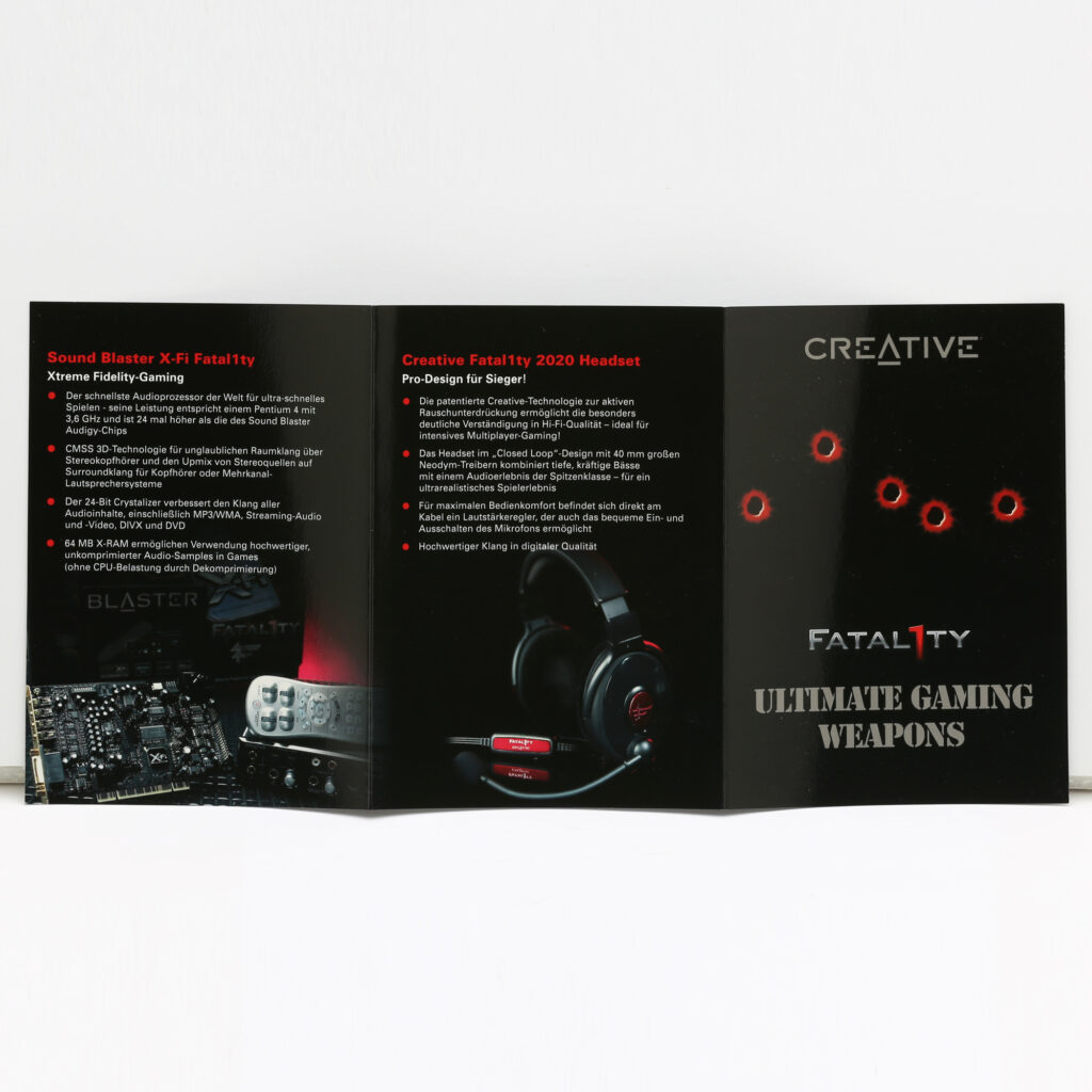 Fatal1ty Ultimate Gaming Weapons Promotional - image 1
