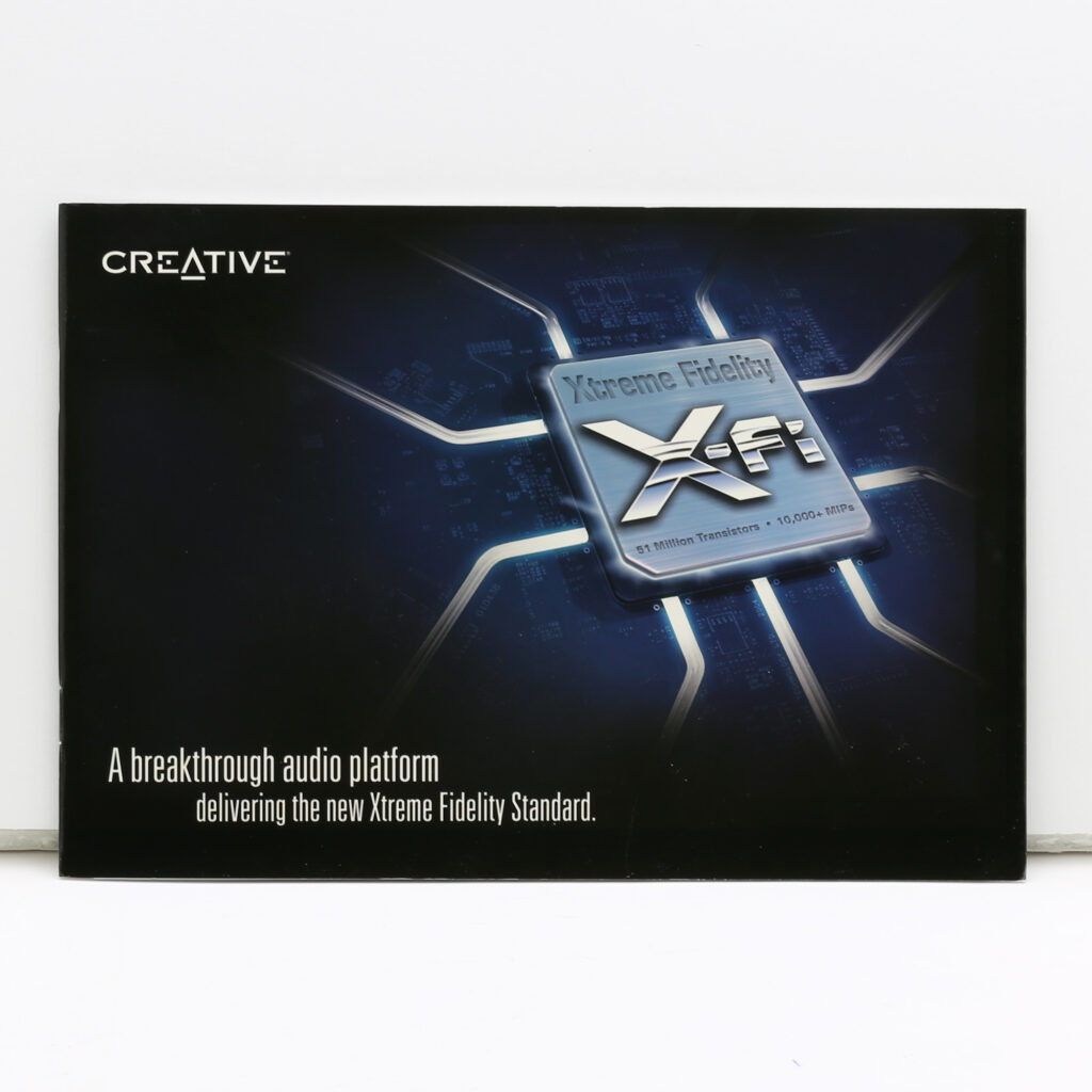 Fatal1ty X-Fi Sound Card Catalog Promotional - image 1